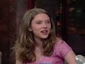 Scarlett Johansson Lied To Robert Redford | Letterman