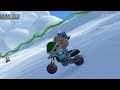 Wii U - Mario Kart 8 - Cloudtop Cruise - Highlight Reel