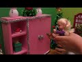 Christmas 2023 ! Elsa & Anna toddlers celebrate - Barbie dolls