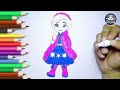 How to draw cute baby Elsa drawing | how to draw baby Elsa step by step | Drawing Elsa frozen 2