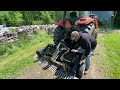 Removing Grass From Any Gravel Driveway Without Chemicals Using the TR3 Rake and a Tractor
