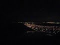 Nighttime Flying Over Long Beach NY at 500 ft