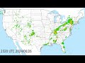 June 2024 US Weather Radar Time Lapse Animation
