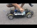 Nitro Rally Car Drifting with Tape Mod Tires RC Drift