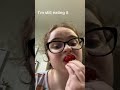 Vera doesn’t like strawberries 😾❌🍓