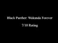 Black Panther: Wakanda Forever Short Review