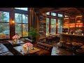 Cozy Spring with Relaxing Jazz Instrumental Music to Work and Unwind | Cozy Coffee Shop Ambience
