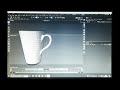 Cinema 4D Coffee Cup Modeling (No Sound)