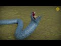메갈로돈이 역대 가장 큰 뱀을 만난다면?