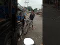 running bike in under construction 🚧 Highway 🛣️