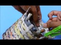 How to make a basket using newspaper