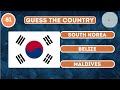 Guess The Country By The Flag 🚩| Can You Guess The 100 Countries In The World? | Easy Version