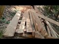 how to split wood to make boards using chainsaw stihl ms660#woodworking#chainsawman#stihlms660