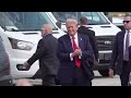 LIVE: Donald Trump arrives in Atlanta for the presidential debate