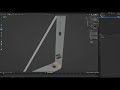 How to model a simple L shaped bracket in Blender