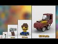 Cursed LEGO Builds in Different Scales | Comparison