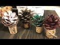 Wine Cork and Pine Cone Tree Tutorial