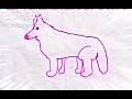Weird animation I made with a wolf dancing