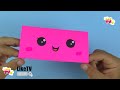 How to make a pencil case out of paper. DIY home and school stationery. Origami pen box