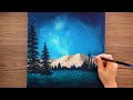 Beautiful Milky Way ✨ Acrylic Painting #417