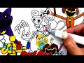 Poppy Playtime Chapter 3 New Coloring Pages / How To Color All New Bosses / NCS MUSIC