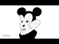 Mickey Mouse sings Shinunoga E-wa [Animation]
