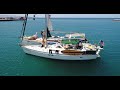 Sailing in Hawaii we parked in Molokai and took out the Drone.