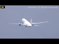【4K】「もう見れない！強風の中でも安定のB777」JAL Boeing777-246（JA8985）TAKEOFF FROM TAXING @ITM