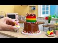 Amazing🍫Strawberry Chocolate Cake🍓1000+ Best Of Miniature Rainbow Chocolate Cake Decorating Ideas