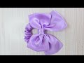 Scrunchies 💋How to make an Easy Scrunchie with a sewing machine/ Como hacer Scrunchies