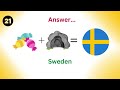 Emoji Quiz#2| Guess the Country name by Emoji |#country guessing game|@Mind Bender Trivia