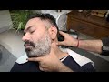 Asmr head massage, detailed hand massage 💈Neck crack, Back massage by Indian barber REIKI MASTER