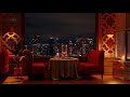 Romantic Ambience for Valentine´s Day with Jazz, Fireplace and Background Chatter