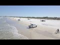 Flying the drone at New Smyrna Beach with my new truck