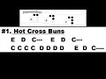 Hot Cross Buns - Clarinet