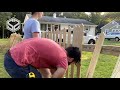 How to build a picket fence.
