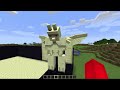 Construí el Mayor GÓLEM del MUNDO en Minecraft!