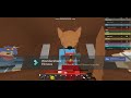 Beating a hacker in roblox Bedwars