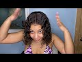 STYLING MY WATER WAVE WIG | Tinashe Hair