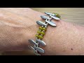 How to Make a Dramatic Double Strand Dagger Bracelet by Deb Floros