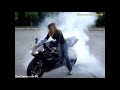 Blondes girls on motorcycles