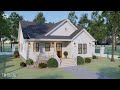 31'x39' (9x12m) The Most Beautiful Cottage House You'll Ever See | Small House Design.