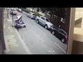 Cab hitting motorbike 2 time recorded