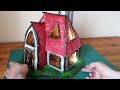 DIY Fairy House Using Cardboard - Kartondan Masal Evi Nasıl Yapılır