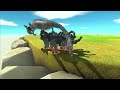 King Of The Jungle VS King Of Water - Who Is Real King Godzilla war -Animal Revolt Battle Simulator