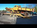Moving an old dump truck