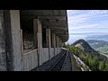 Cab ride - Rochers de Naye to Montreux Switzerland | Train Driver View | 4K HDR Video