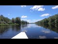 SlowTV - Motoring Down the Little River from Ripples to Indian Lake