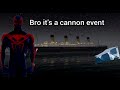 Bro it's a cannon event (Spiderman across the Spiderverse