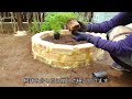 [Brick flower bed DIY] Great compatibility with lavender! Creating Provence-style flower beds